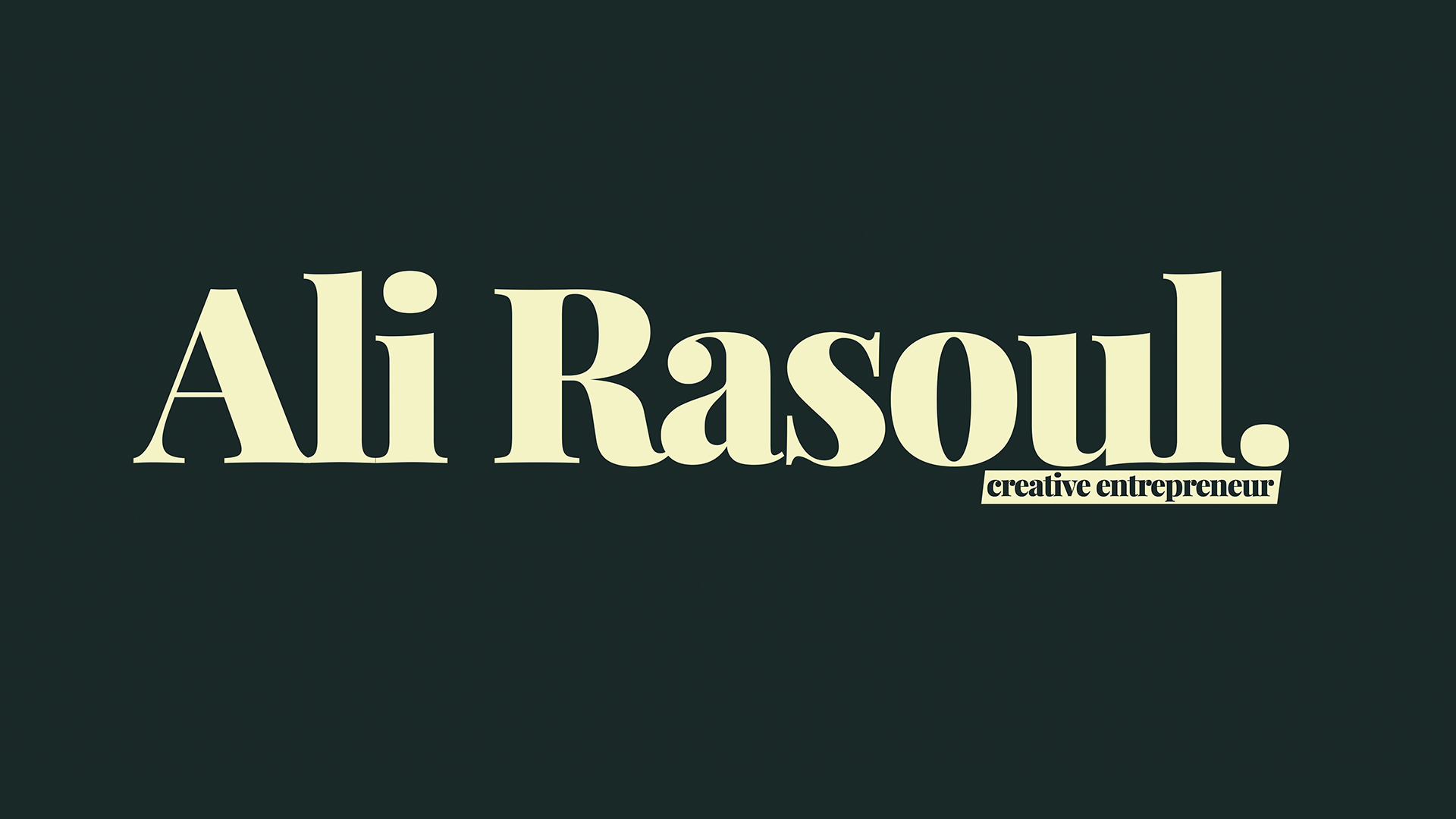 Ali Rasoul