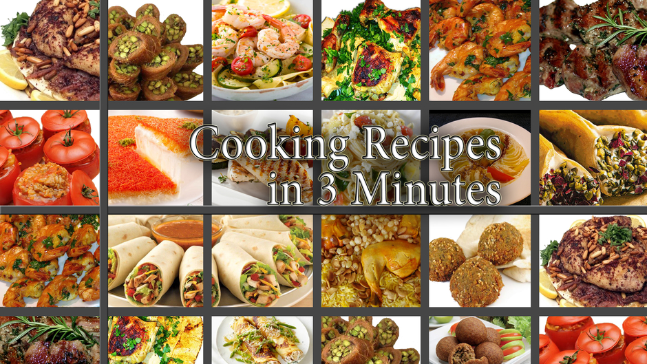 Cooking Recipes in 3 Minutes