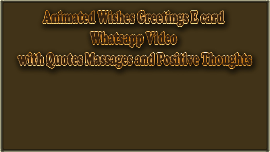 Quotes on Life Animated Greetings Video