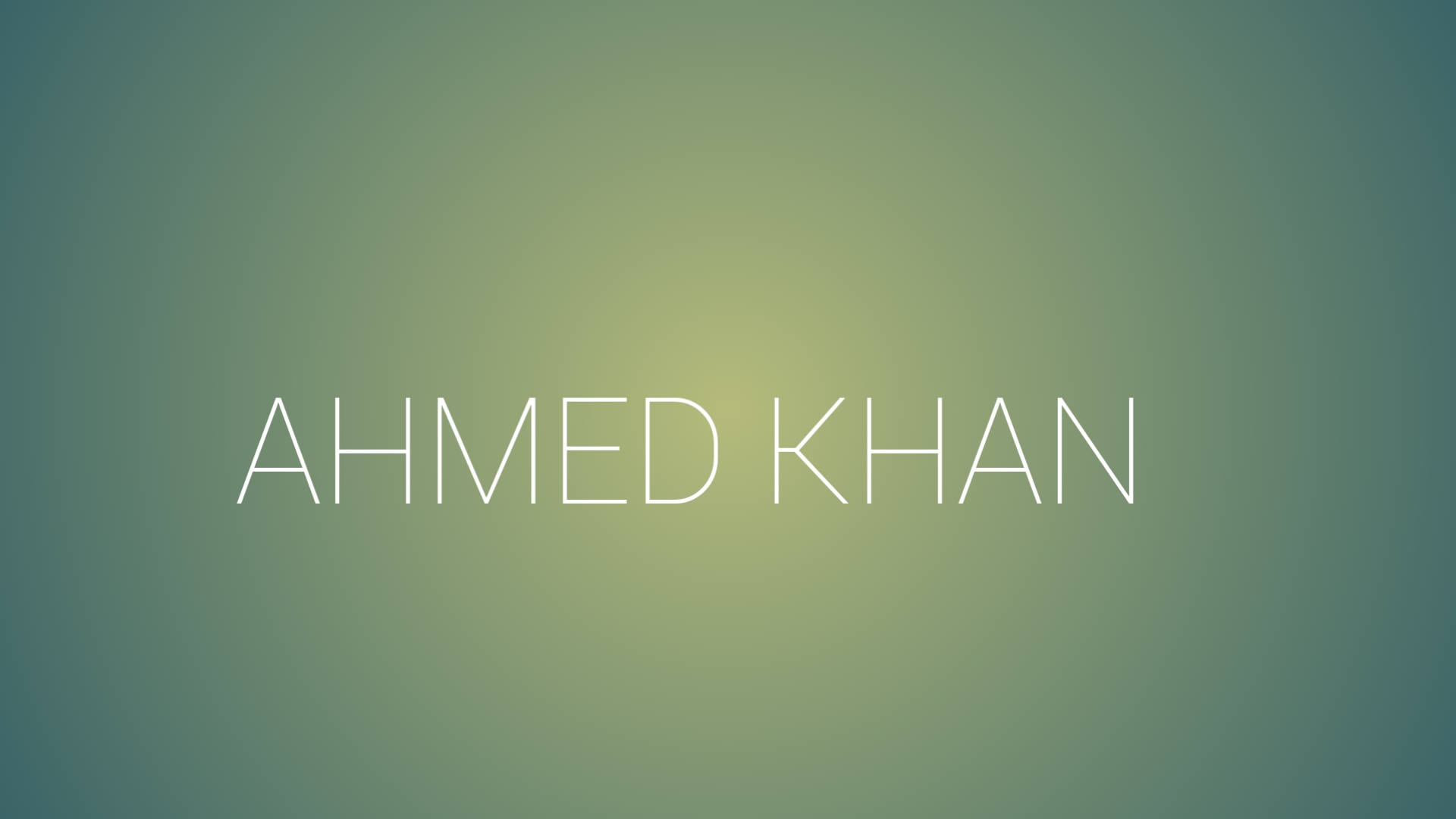 Ahmed Khan