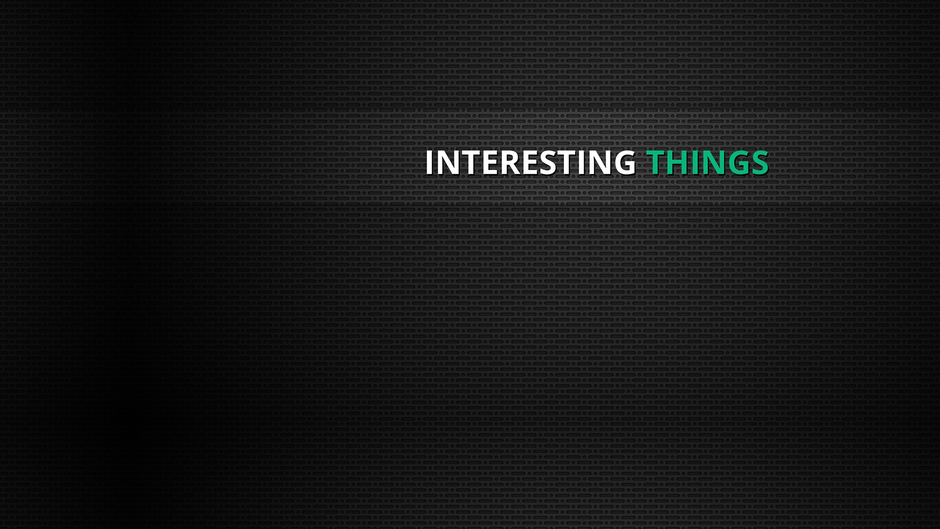 Interesting Things