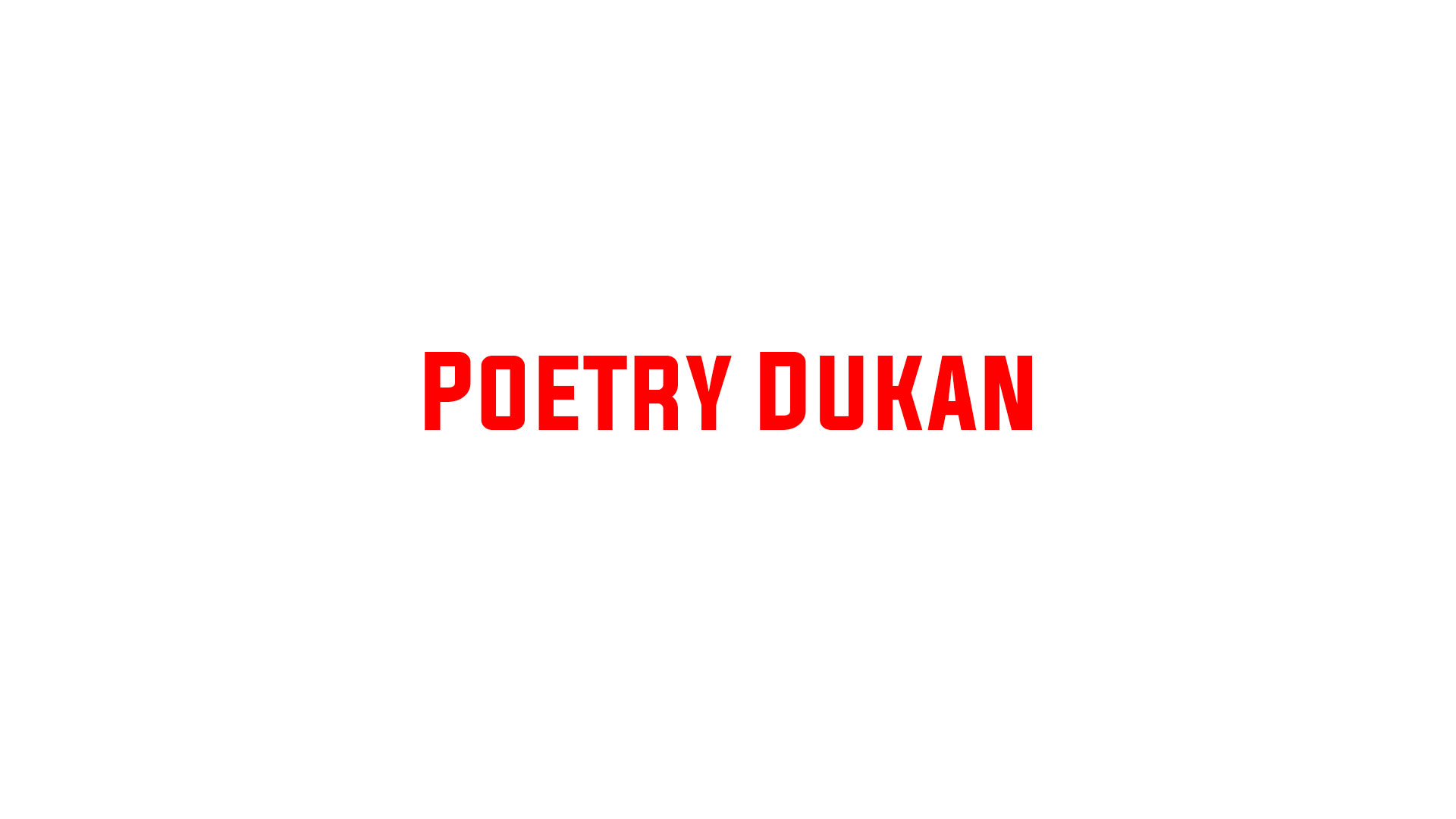 POETRY DUKAN