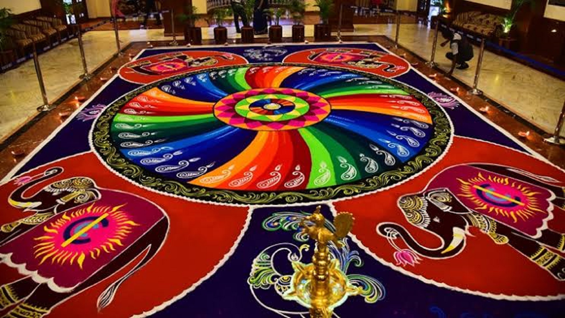 LATEST RANGOLI DESIGNS