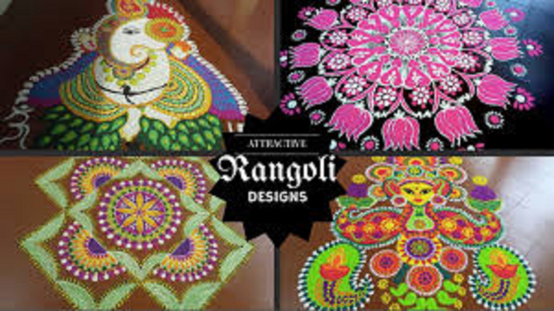 NEW DESIGNS OF INDIAN RANGOLI