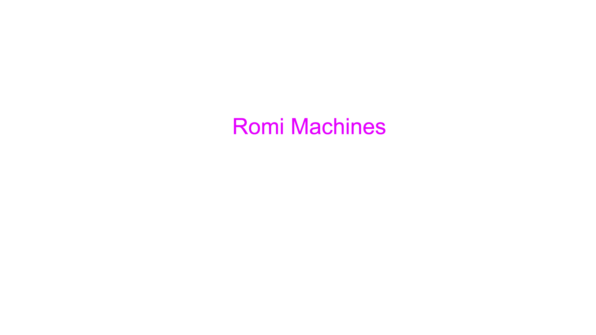 Romi Machines