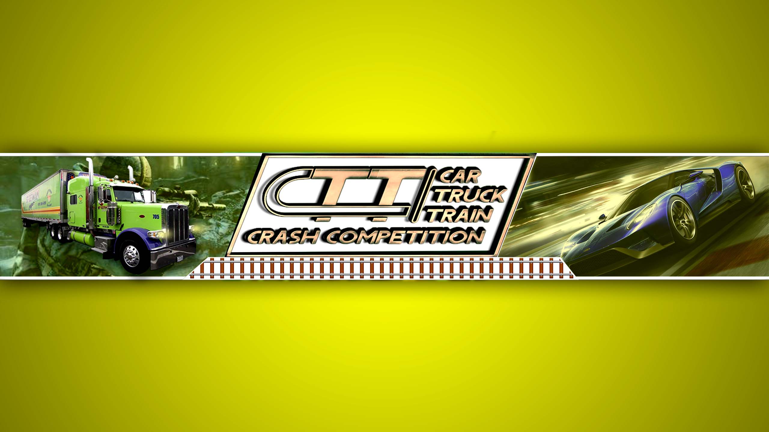 Car Truck Train Crash Competation