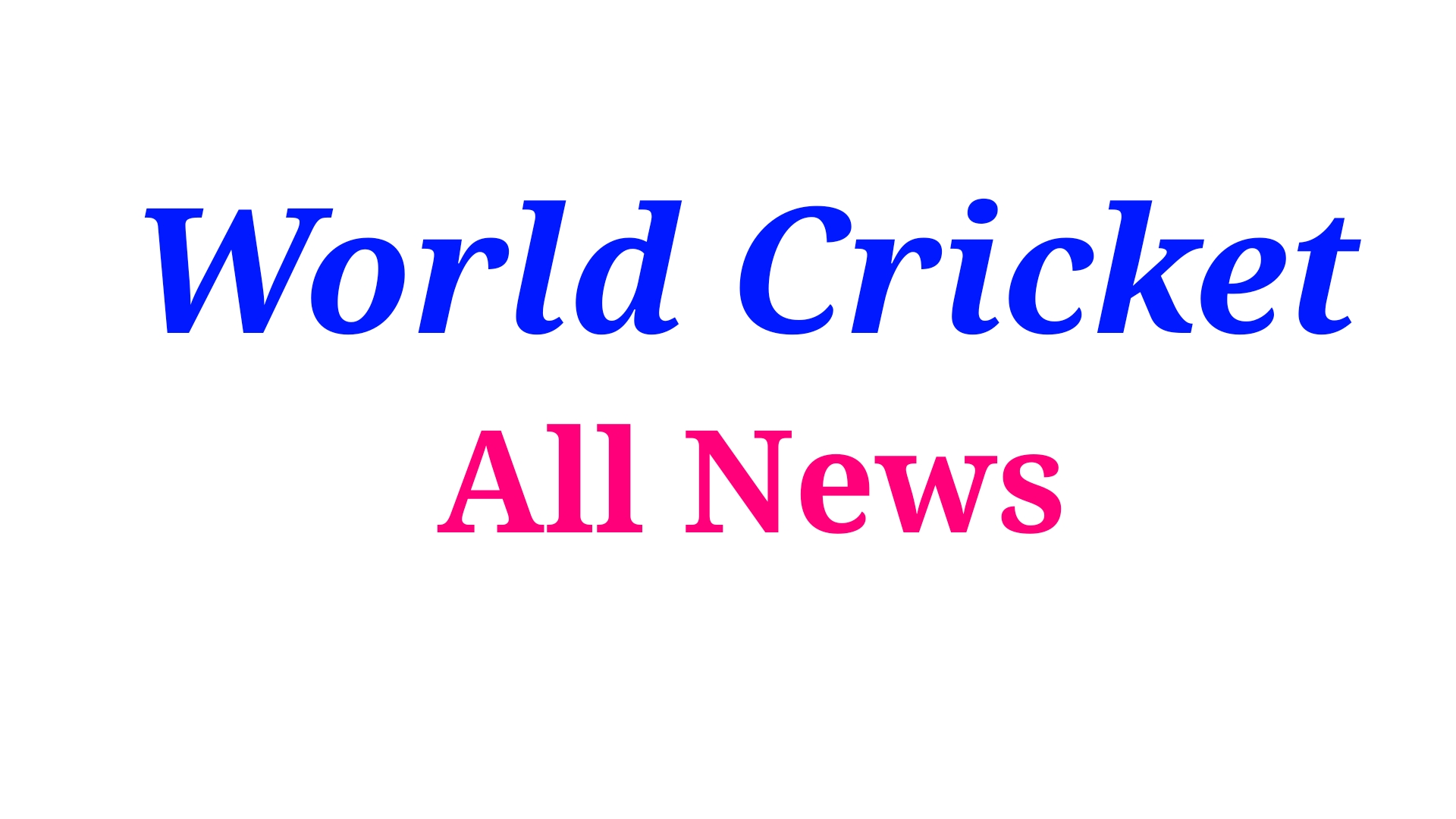 Cricket Kida News
