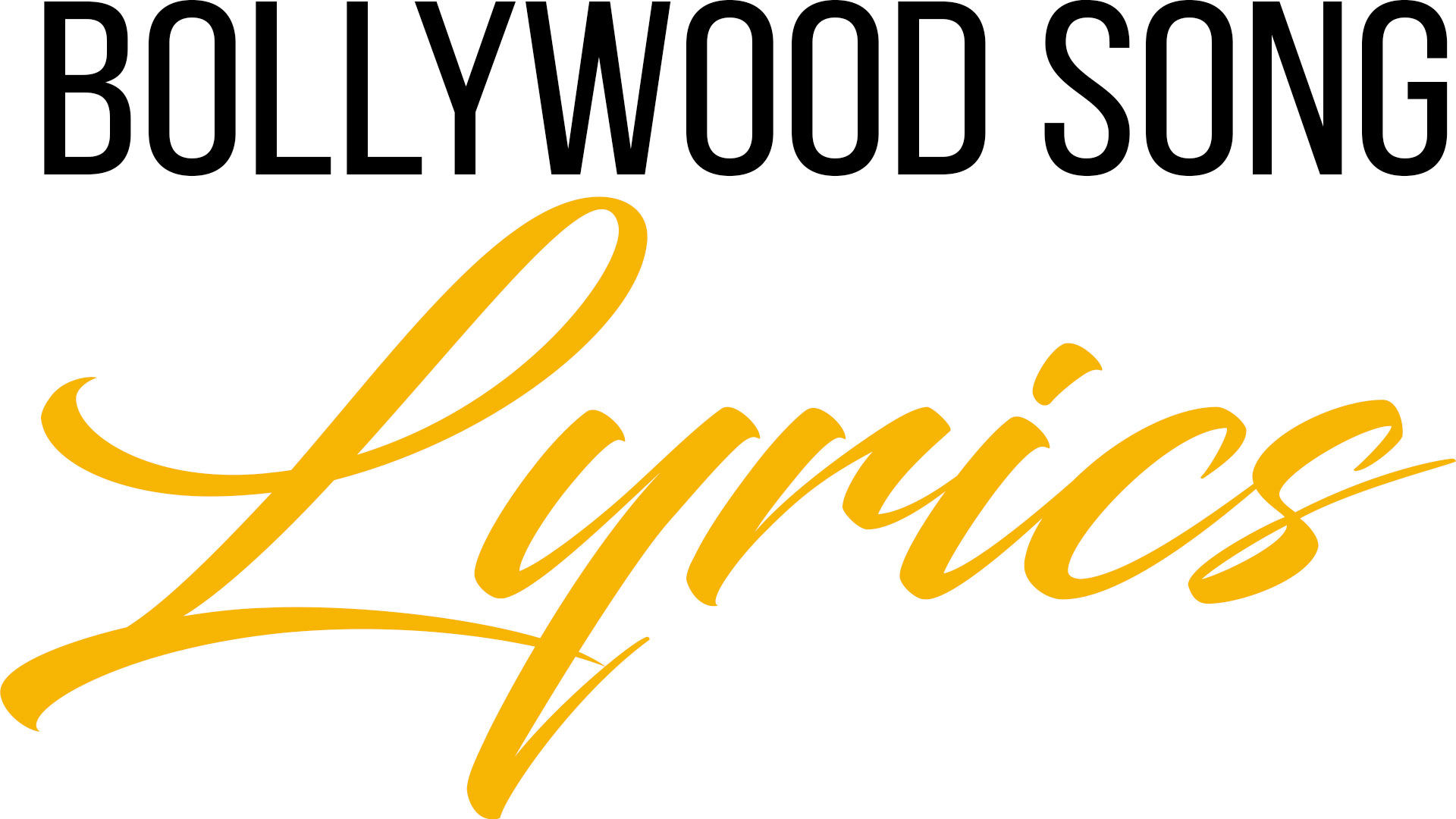 Bollywood song lyrics