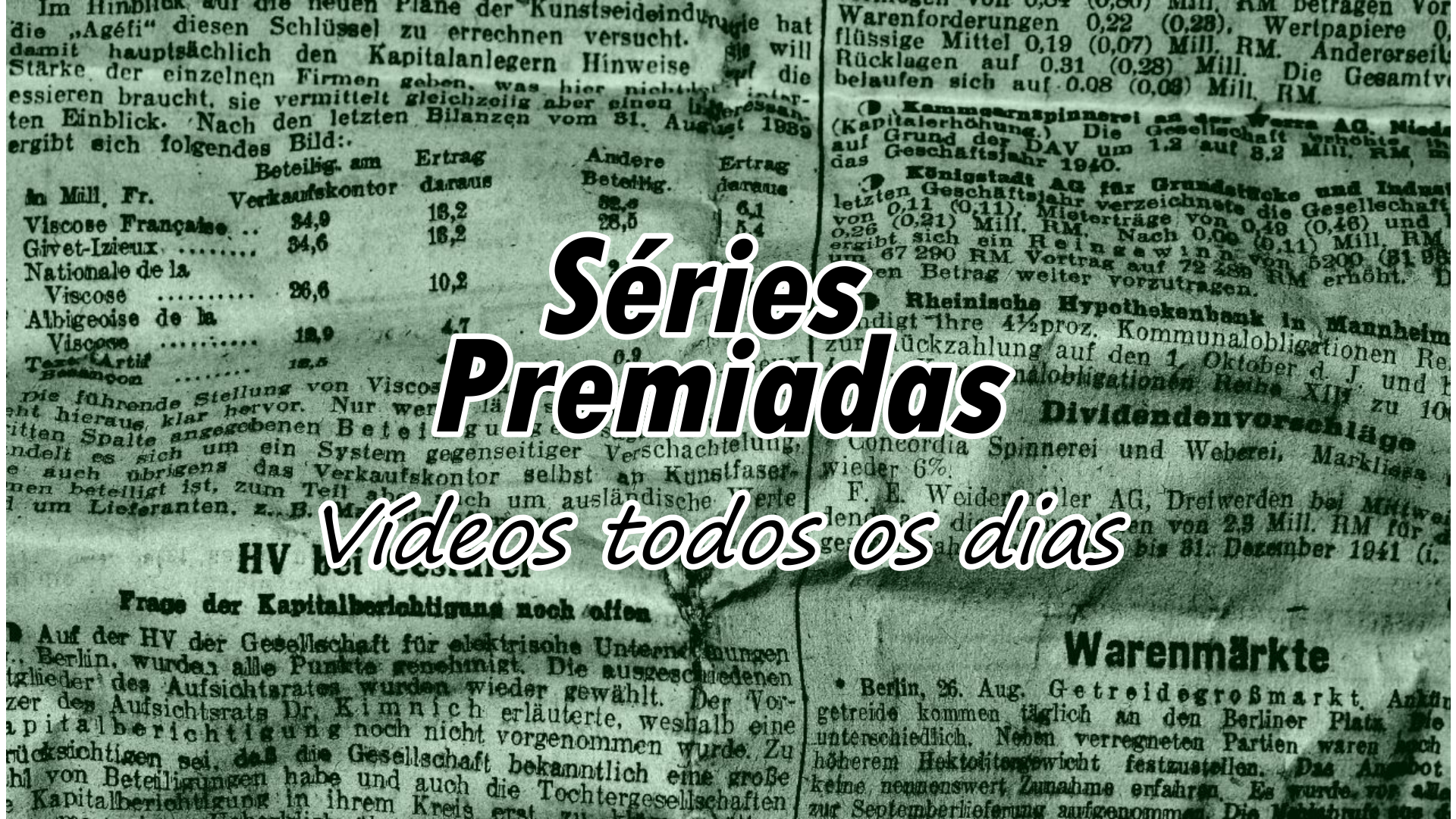 Séries Premiadas