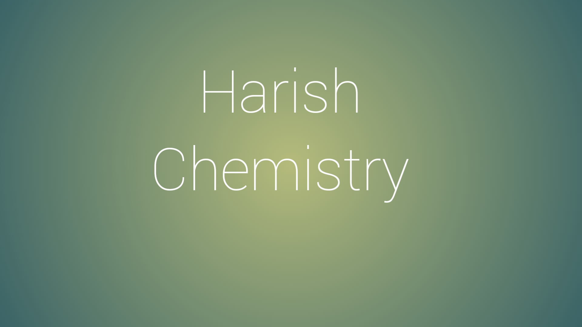 Harish Chemistry