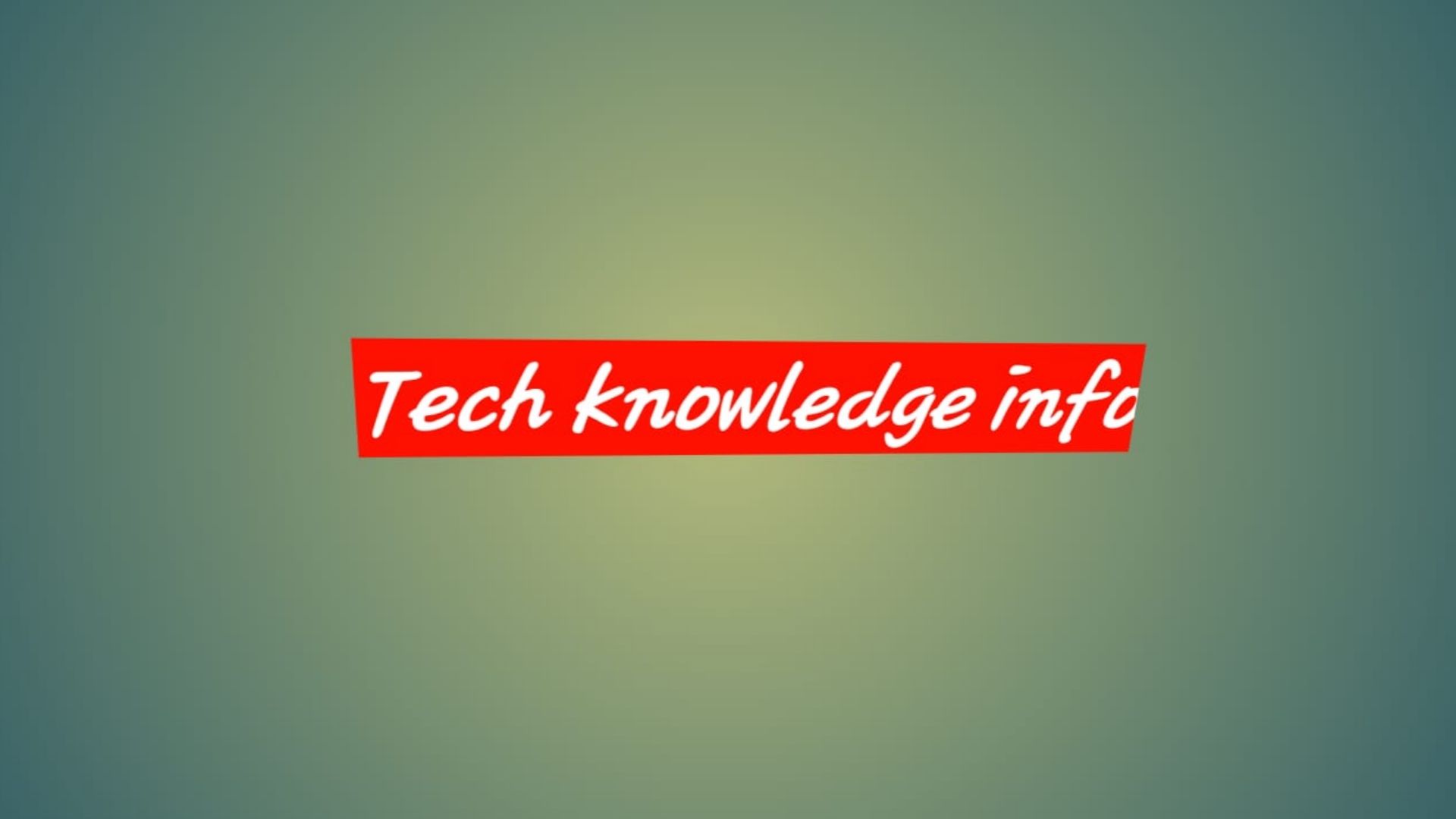 Tech Knowledge Info
