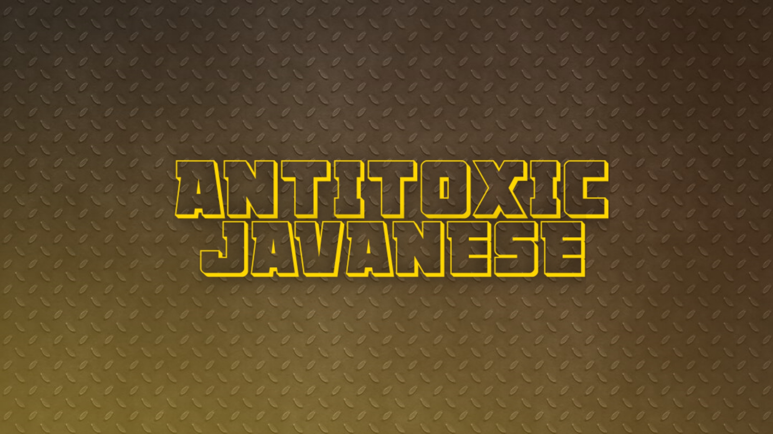 Antitoxic Javanese