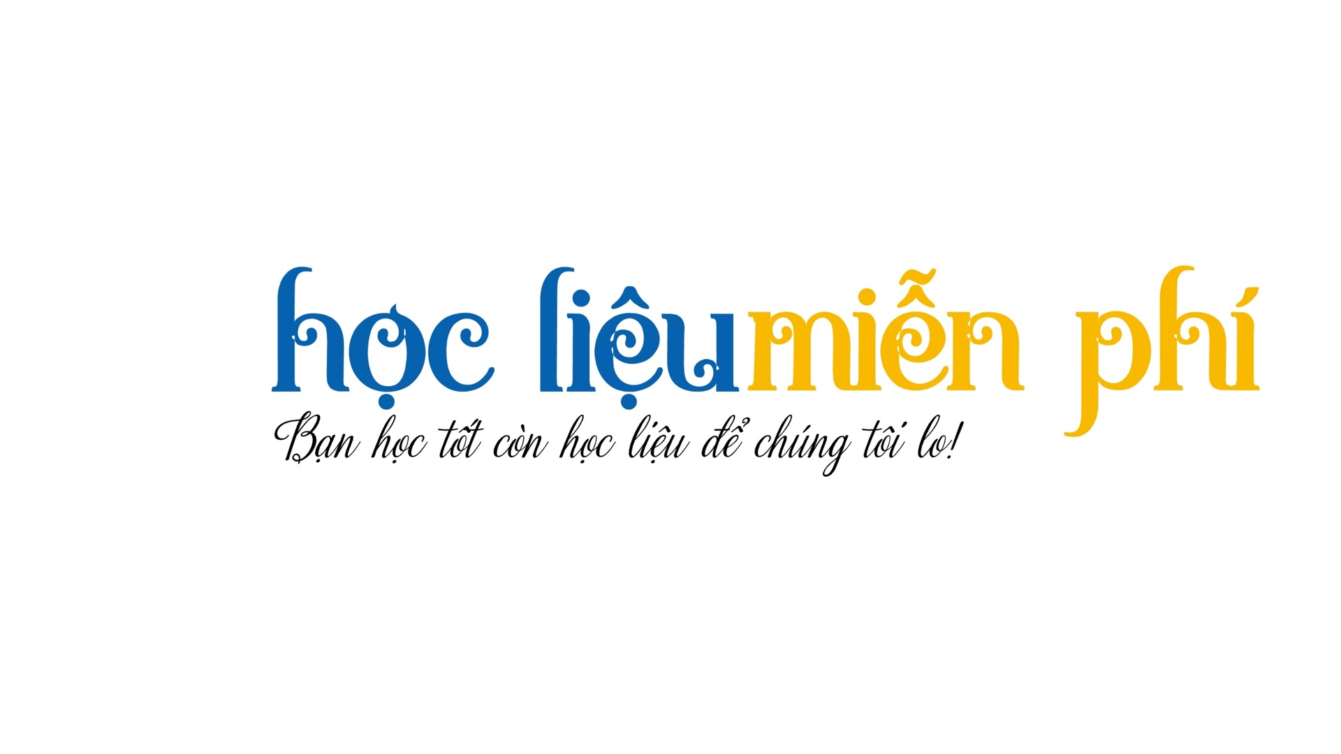 Học Liệu Miễn Phí