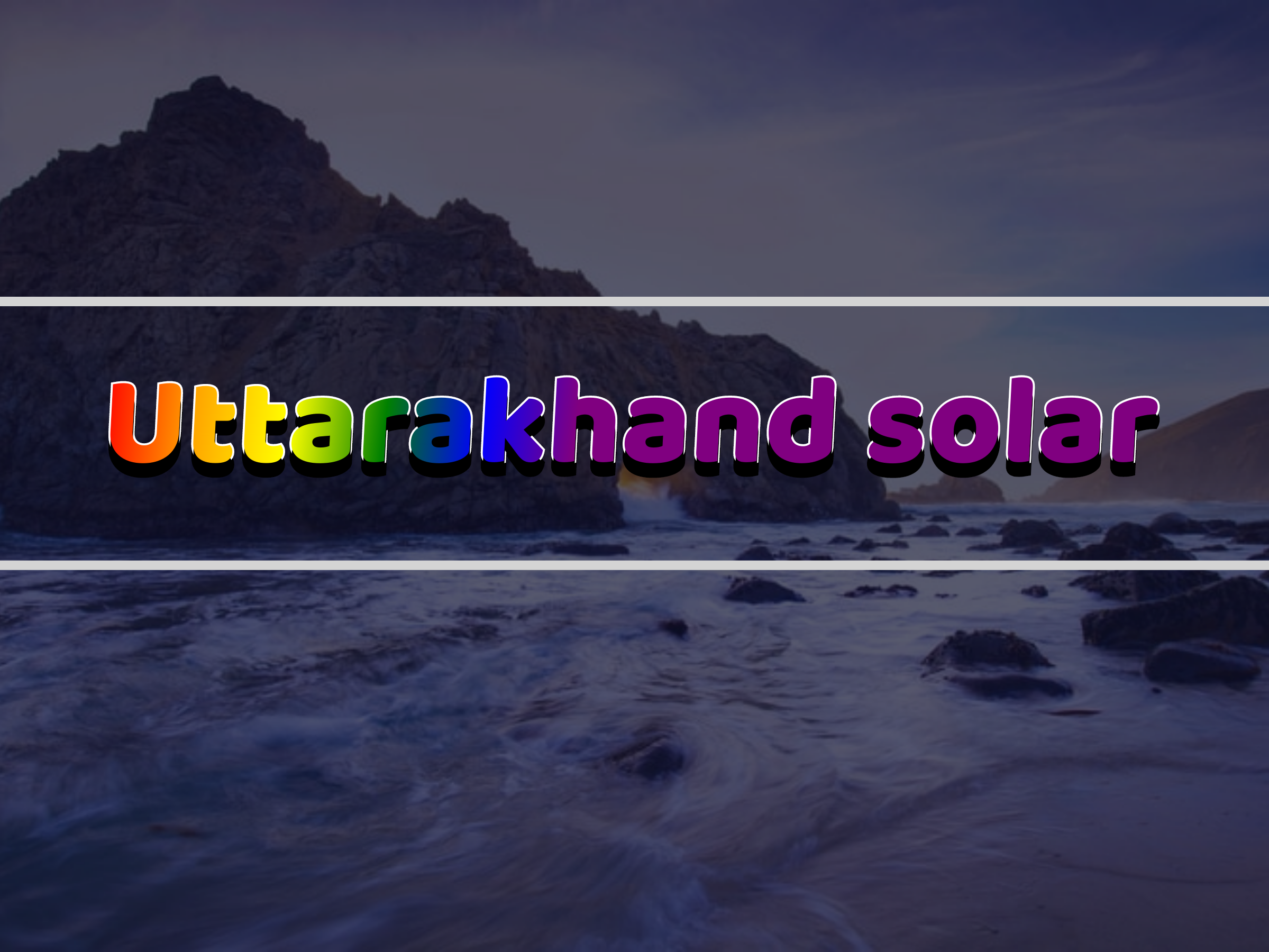 Uttarakhand solar harpal