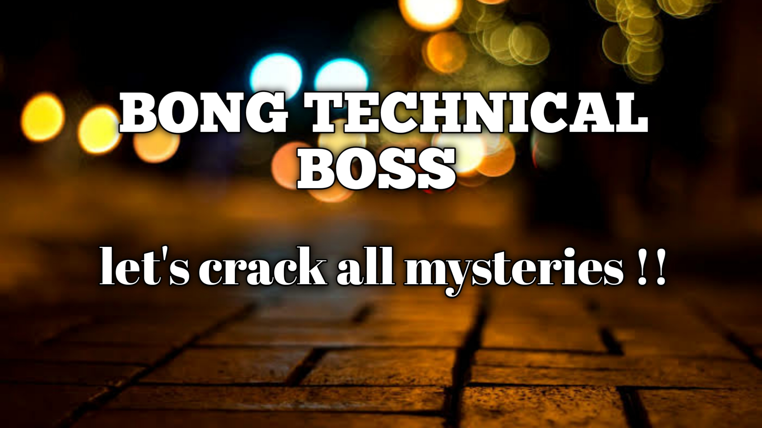 BONG TECHNICAL BOSS
