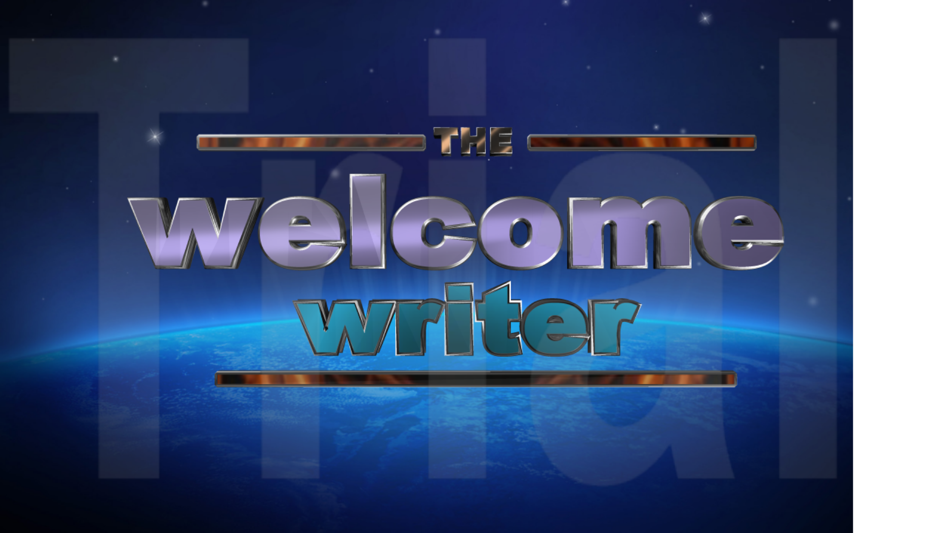 welcome writer