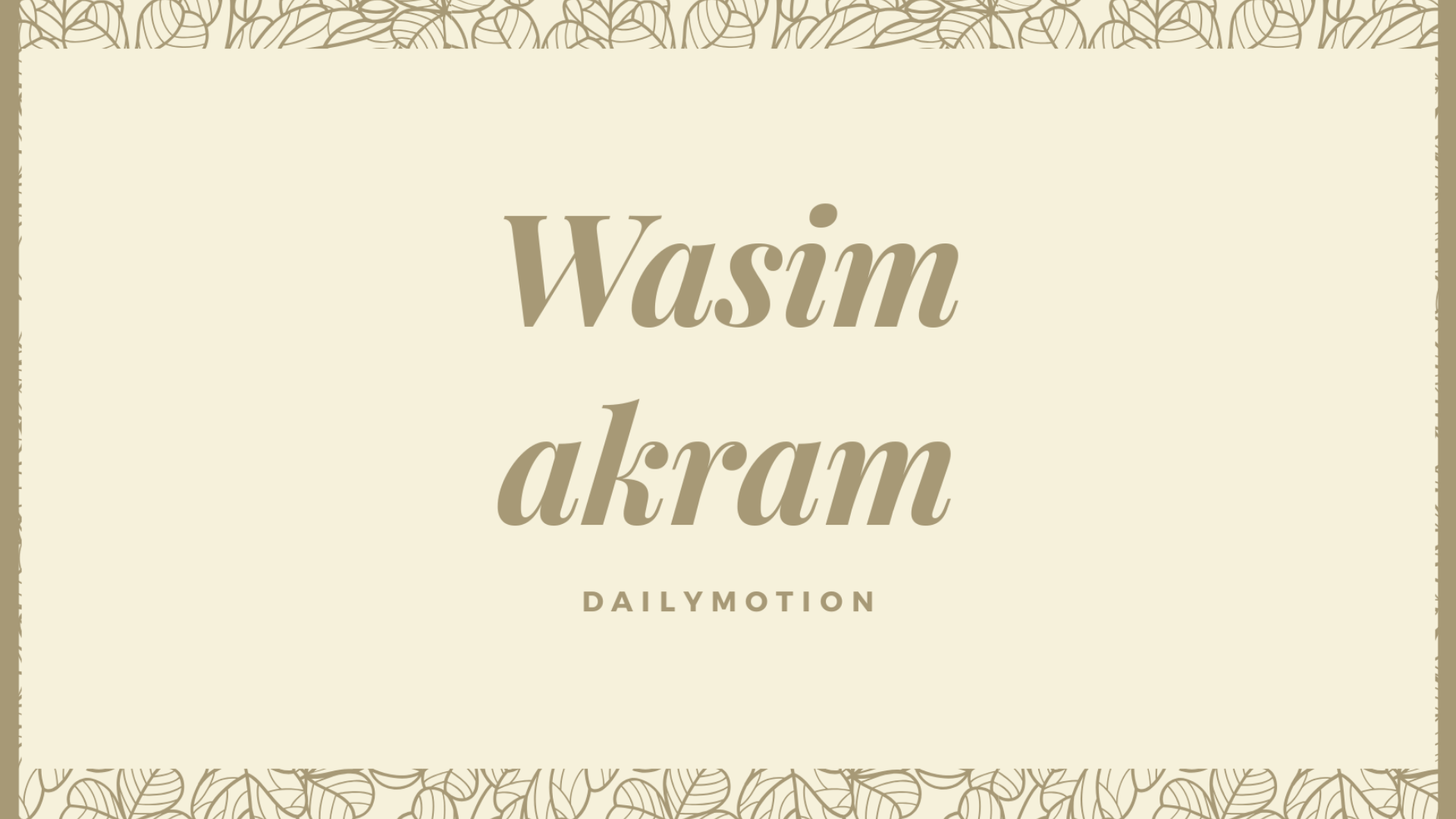 Wasim Akram 95