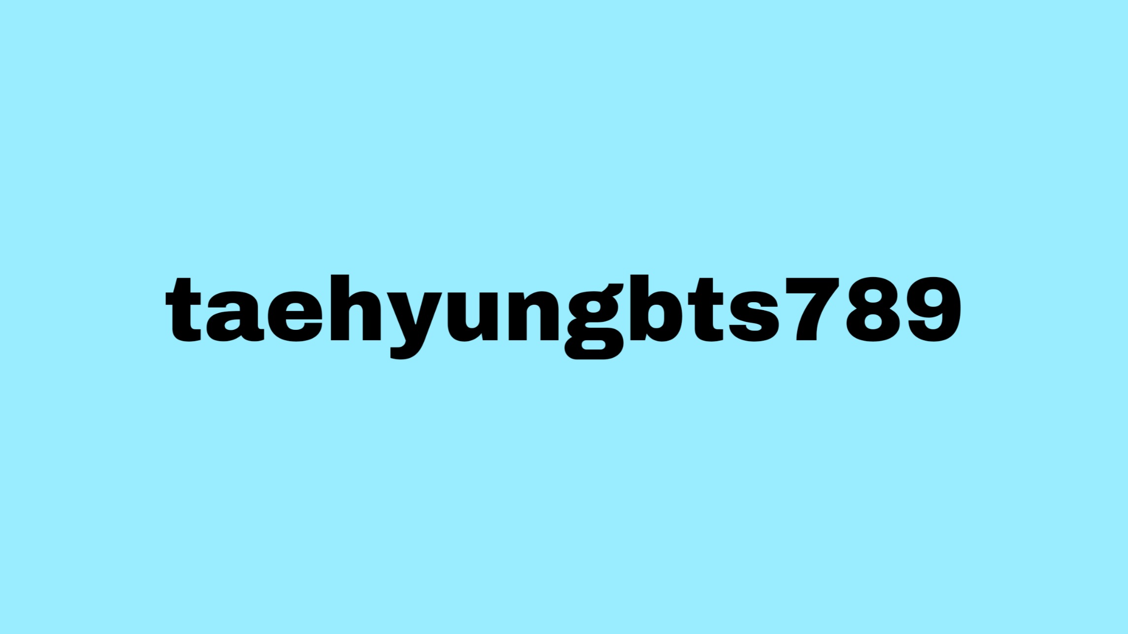 taehyung bts 789