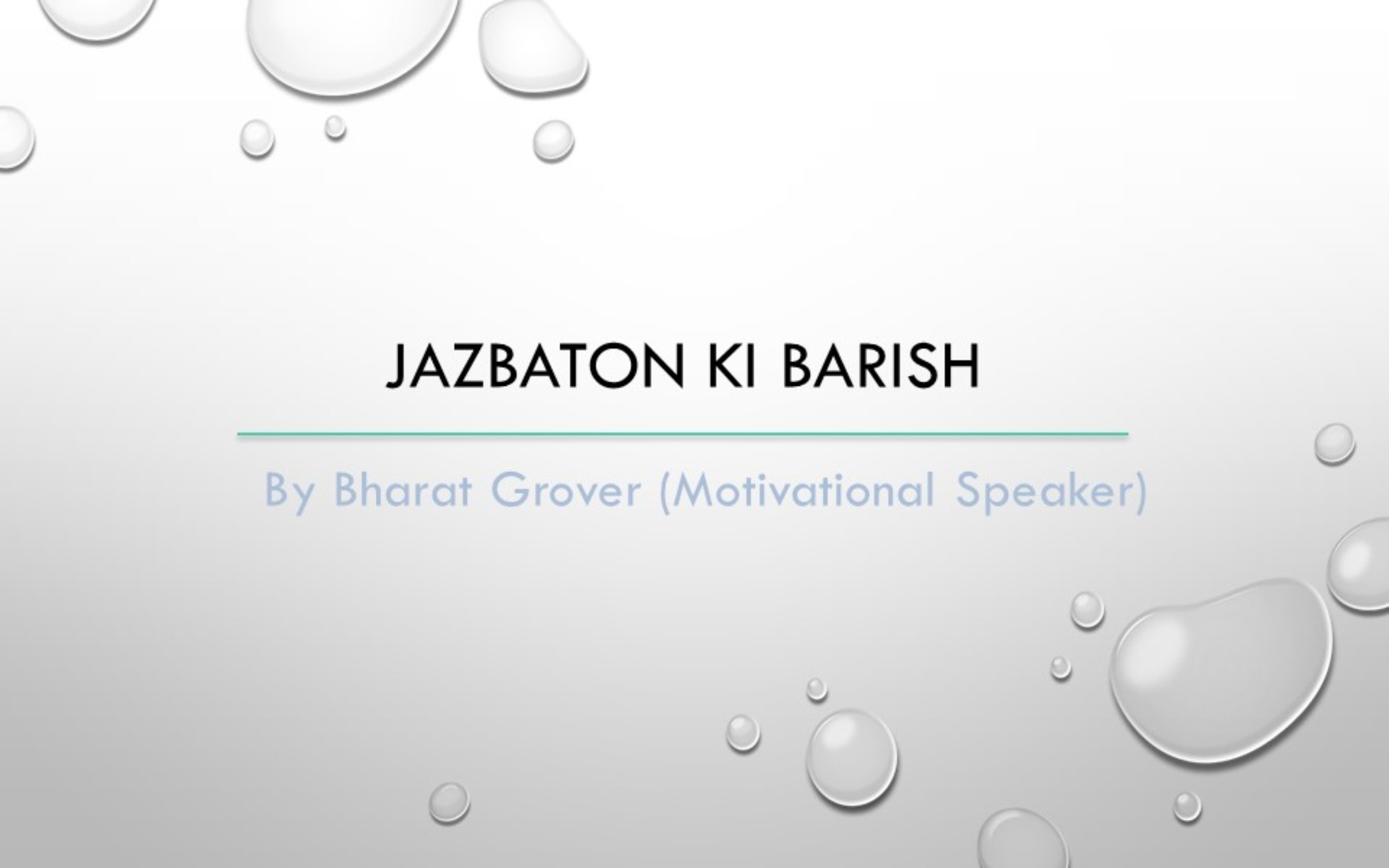 Jazbaton Ki Barish