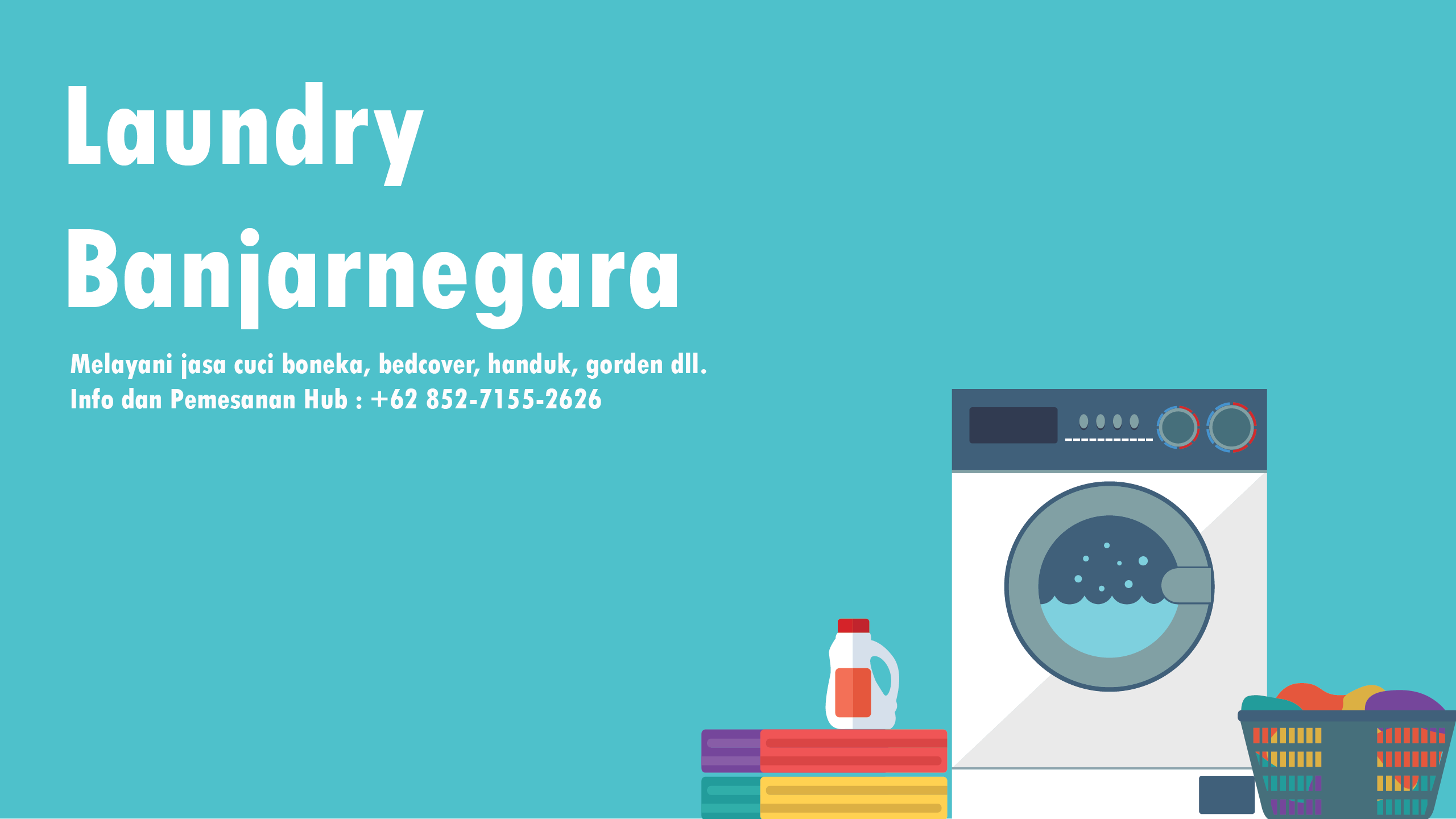 Laundry Murah di Banjarnegara +62 852-7155-2626