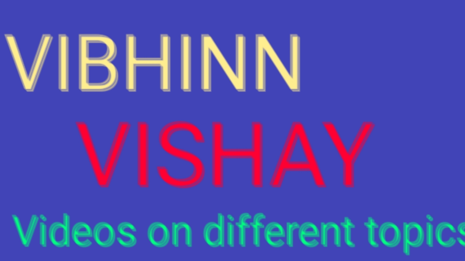 Vibhinn Vishay