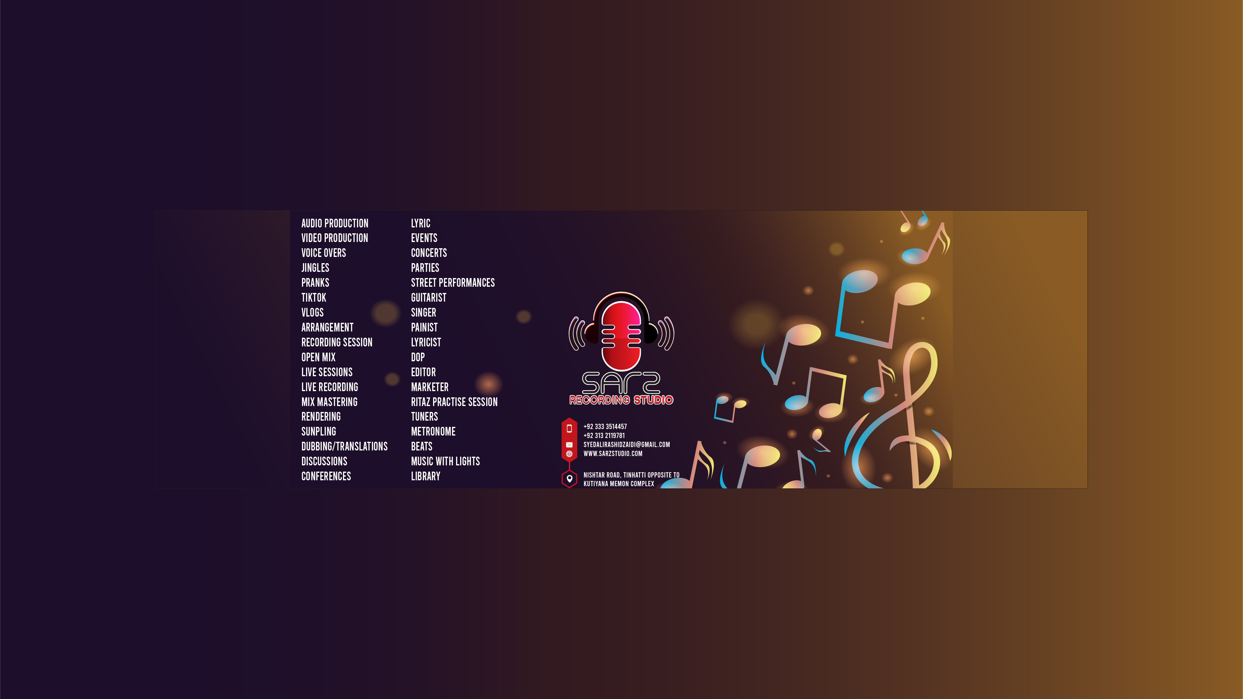 SARZ - Studio Productions