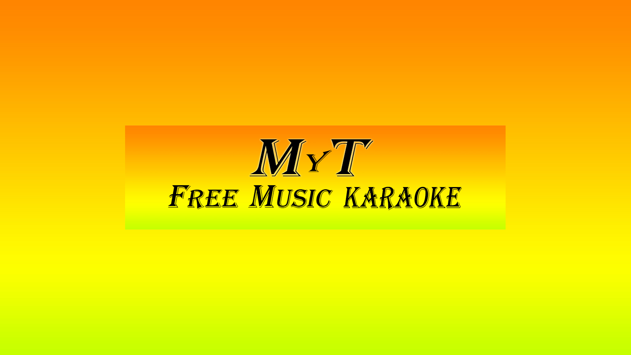 MyT Free Music Karaoke