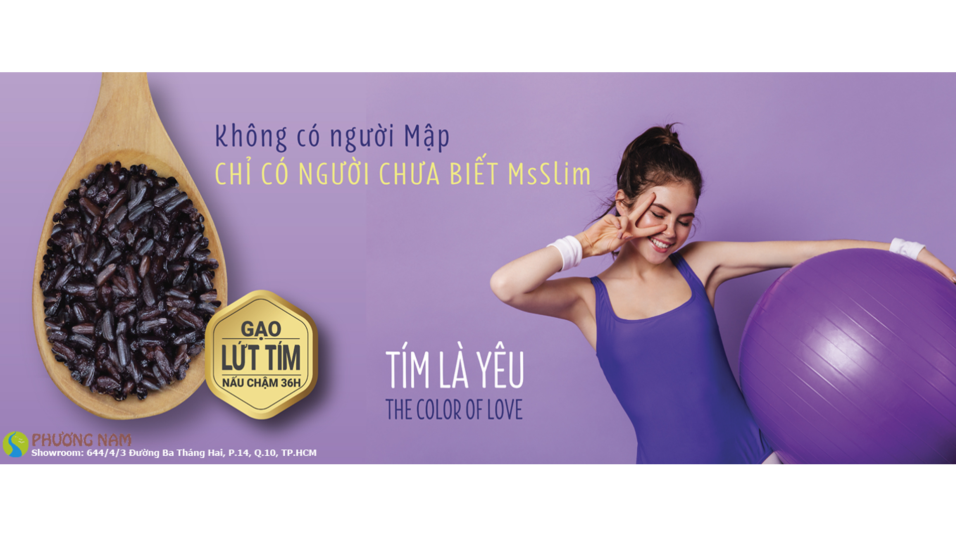 Cơm gạo lứt tím Ms Slim