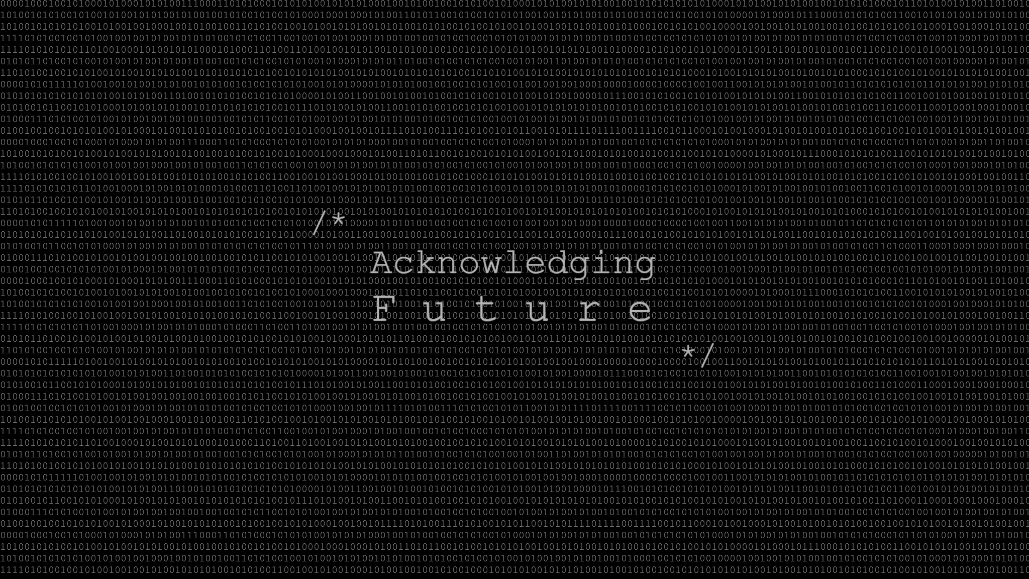 Acknowledging Future