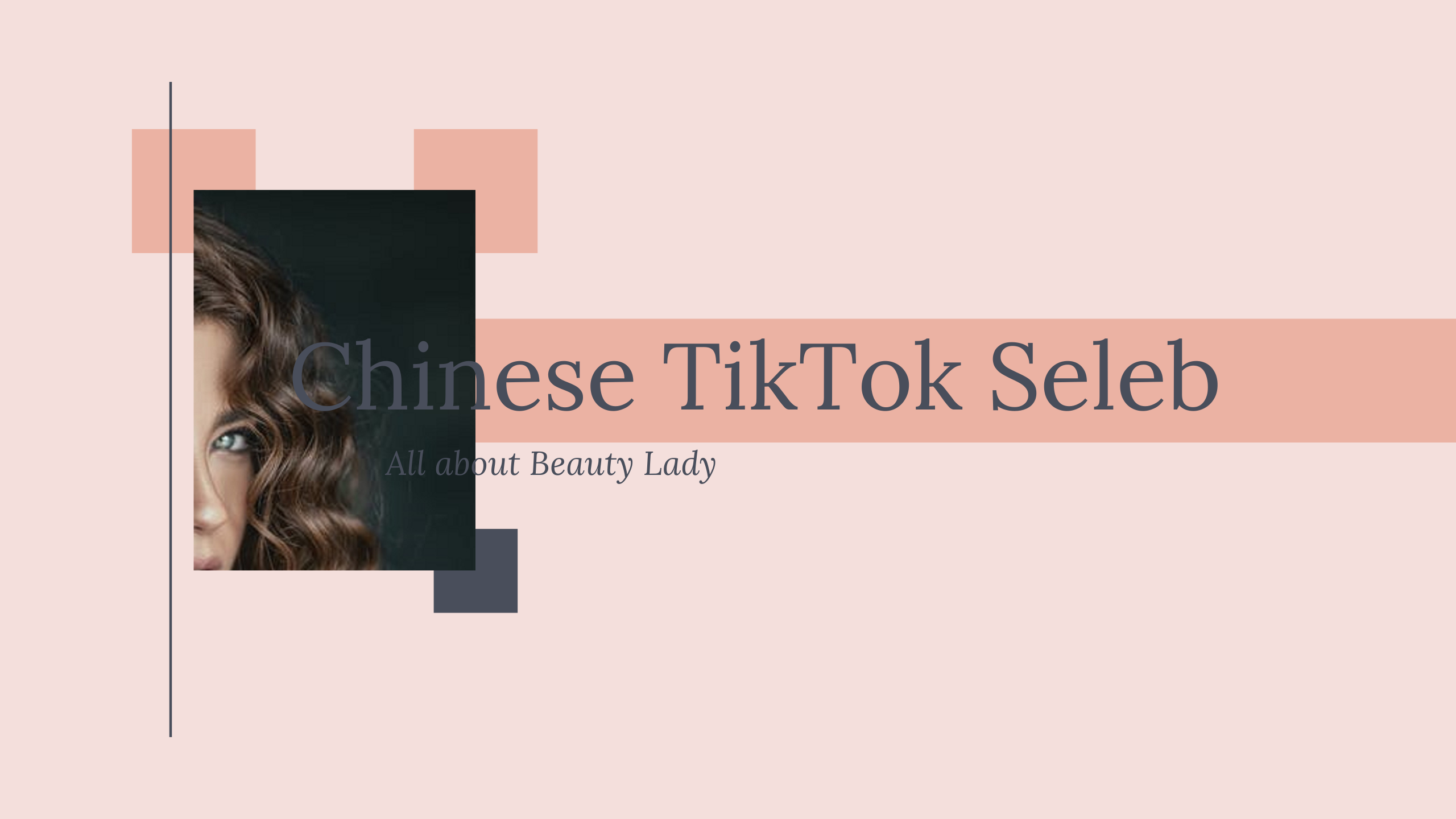 Chinese TikTok Seleb