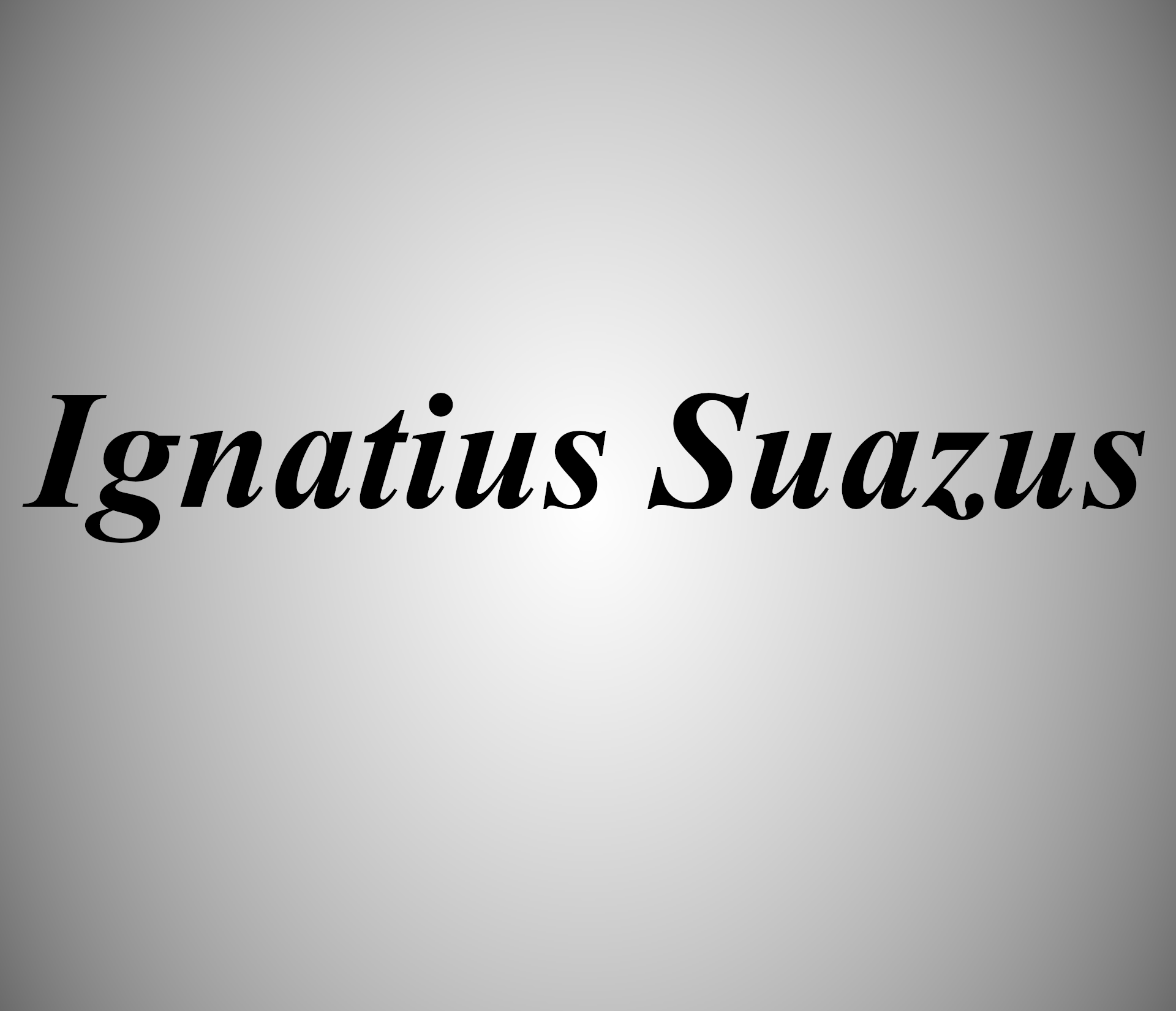 Ignatius Suazus