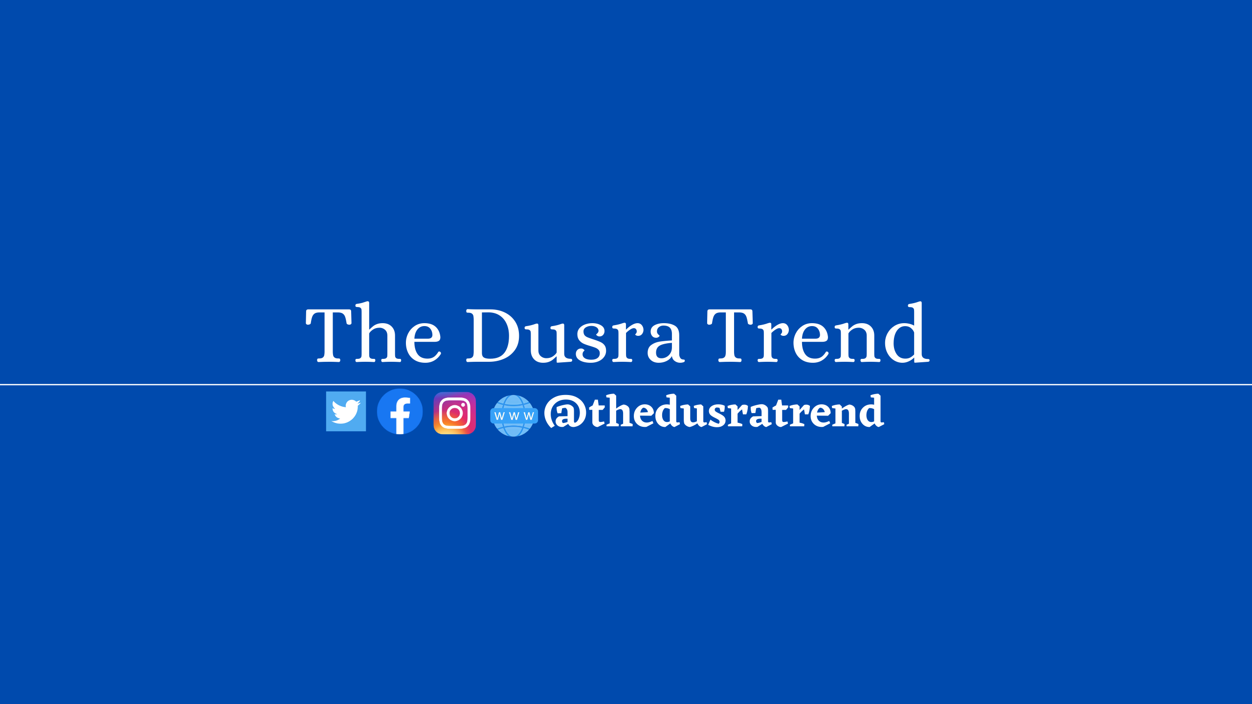 The Dusra Trend