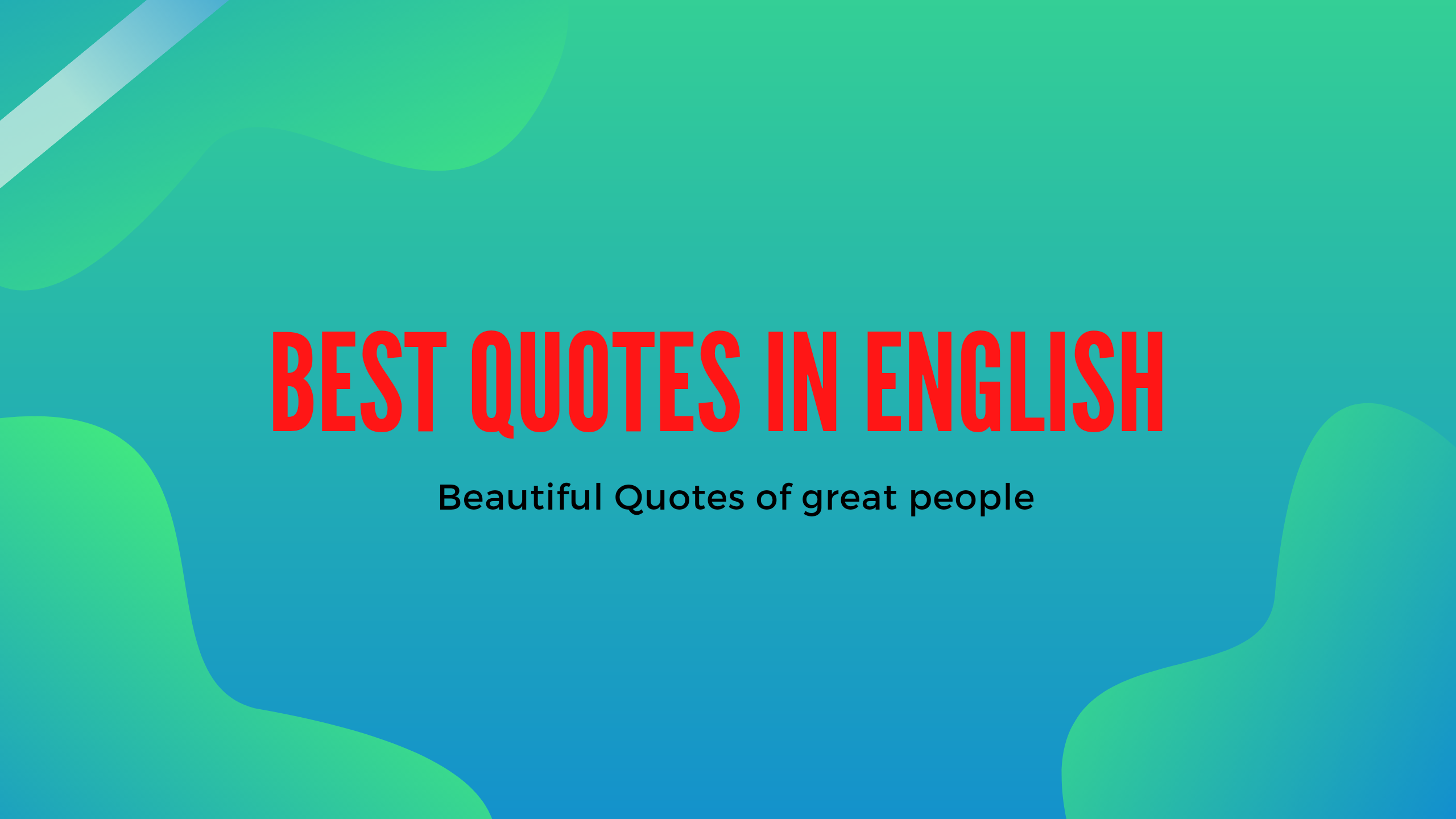 Best Quotes's Diary in English