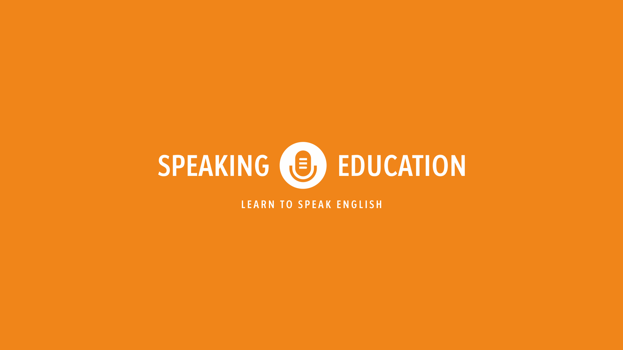 speaking education