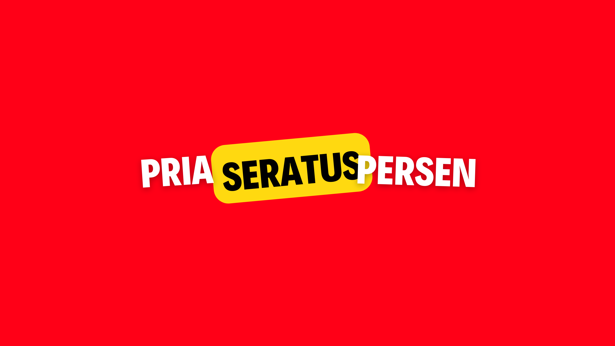 pria seratus persen