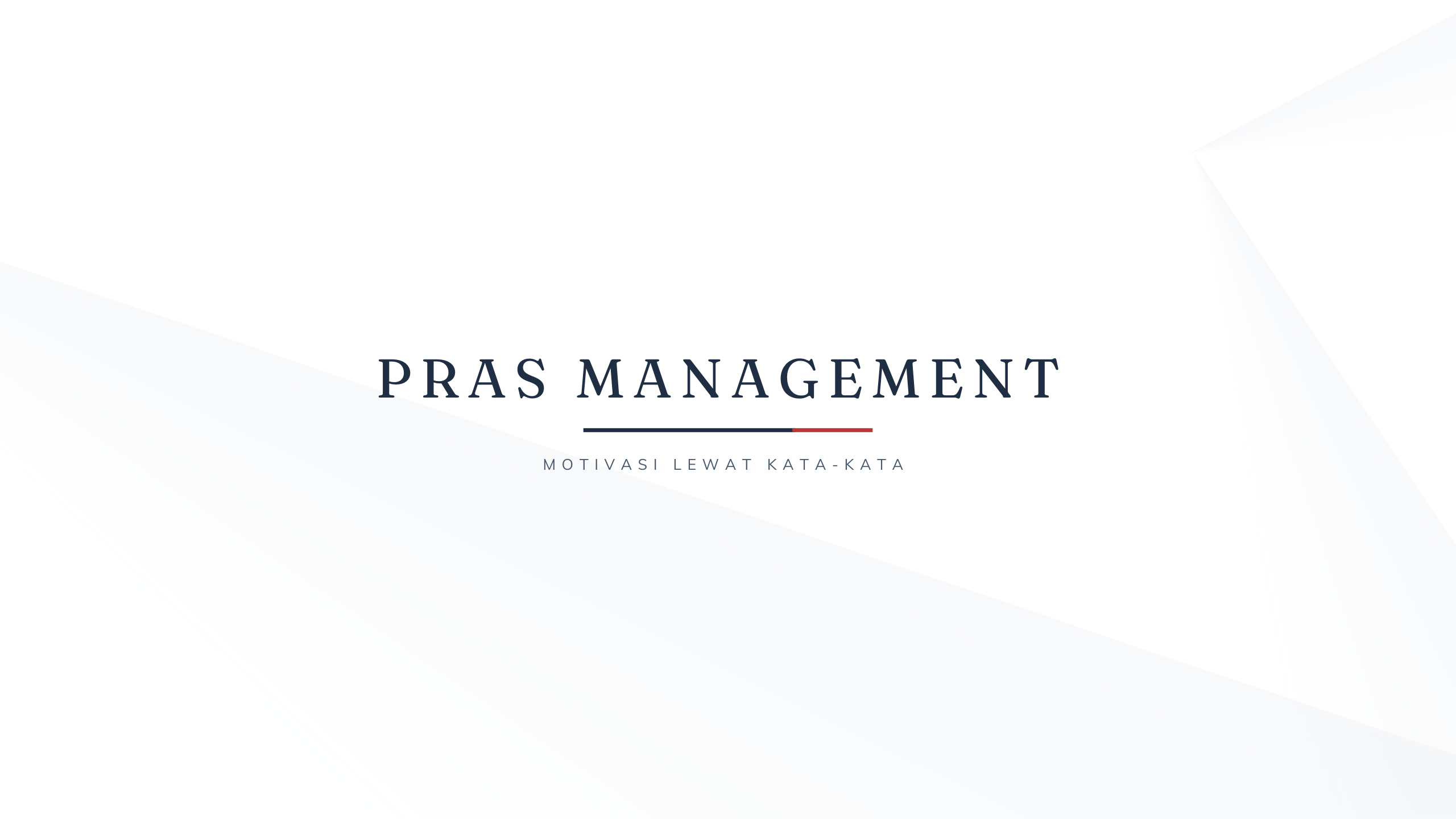 Prasmanagement