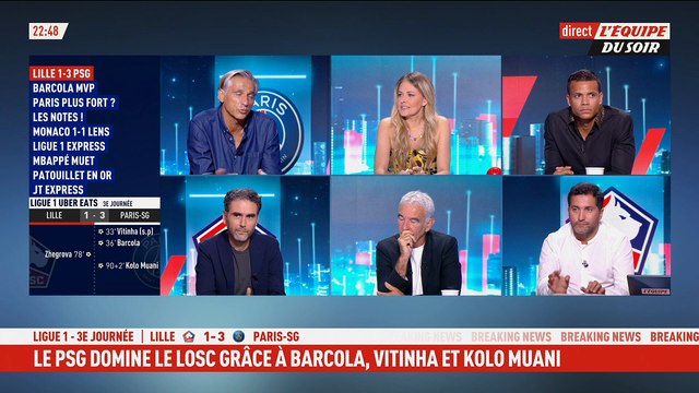 en direct sur La chaine L'Équipe