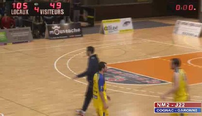 Basket Live - NM2 J22 - Cognac Charente B.B. vs GARONNE Asptt B.