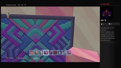 Diffusion PS4 en direct minecraft