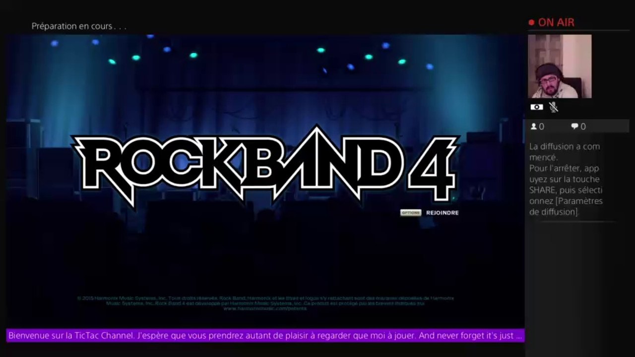 Diffusion PS4 en direct de XTicTac76X