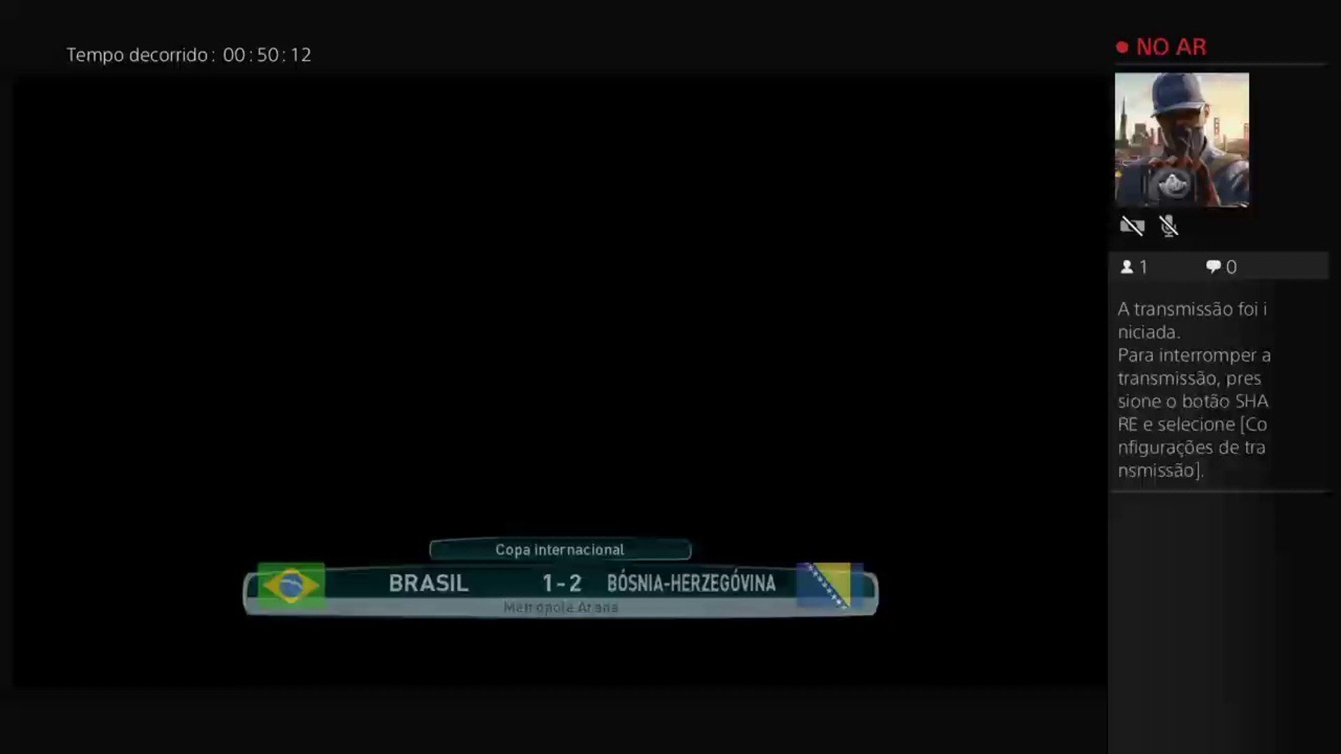Transmissão ao vivo ._.