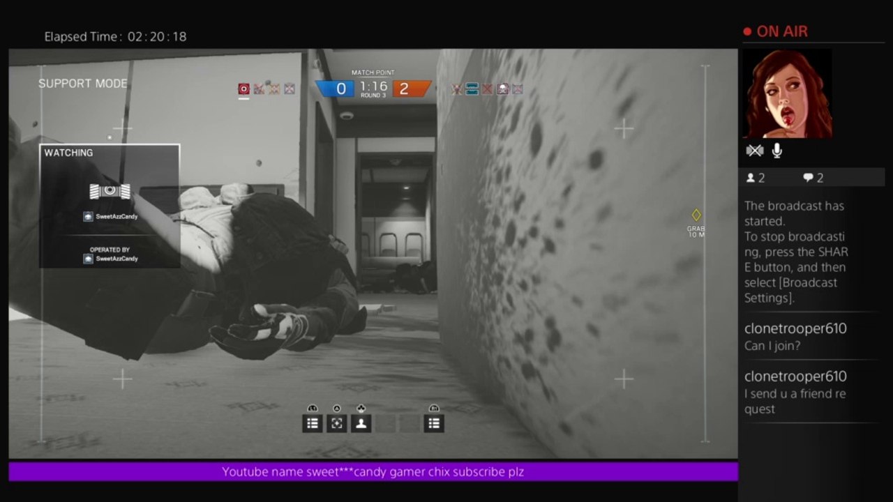 SweetAzzCandy's Live PS4 Broadcast