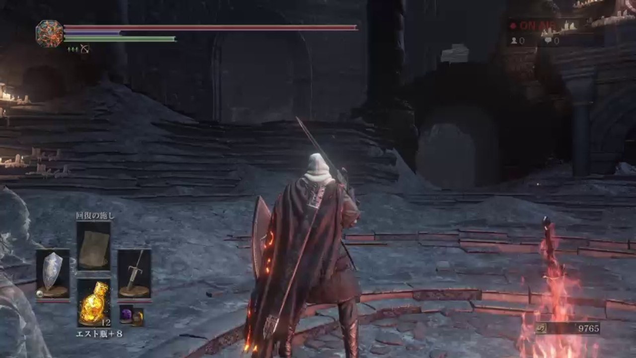 darksoul3 PS4からブロードキャスト