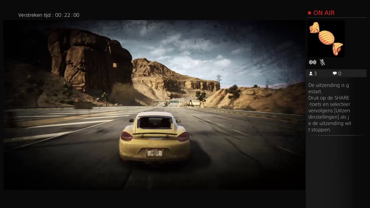 Live PS4 need for speed special edition