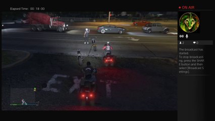 p123smith's Live PS4 Broadcast Bikers united Ride MC's together