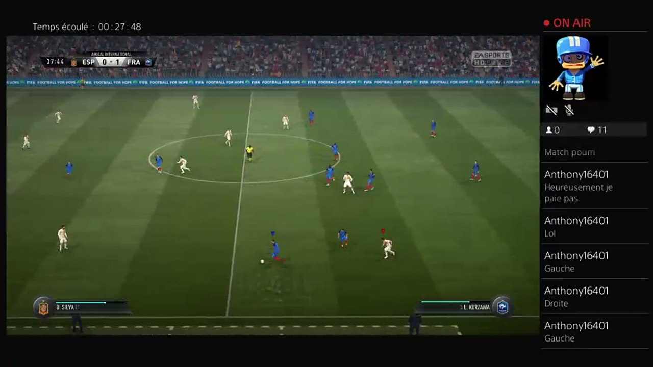 Diffusion PS4 en direct de MZS-Lucas