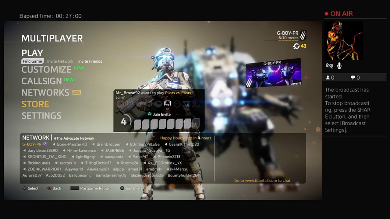 G-BOY-PR's Live PS4 Broadcast