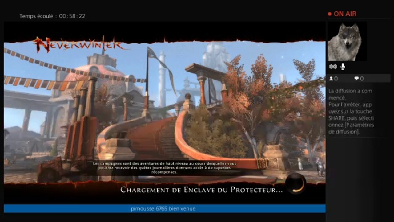 Diffusion PS4 en direct de pimousse6765