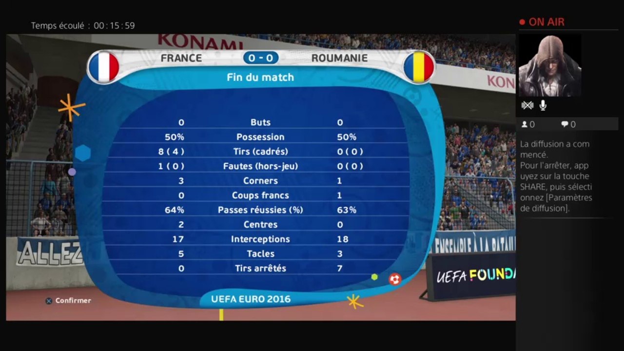 Diffusion PS4 en direct de pierre636
