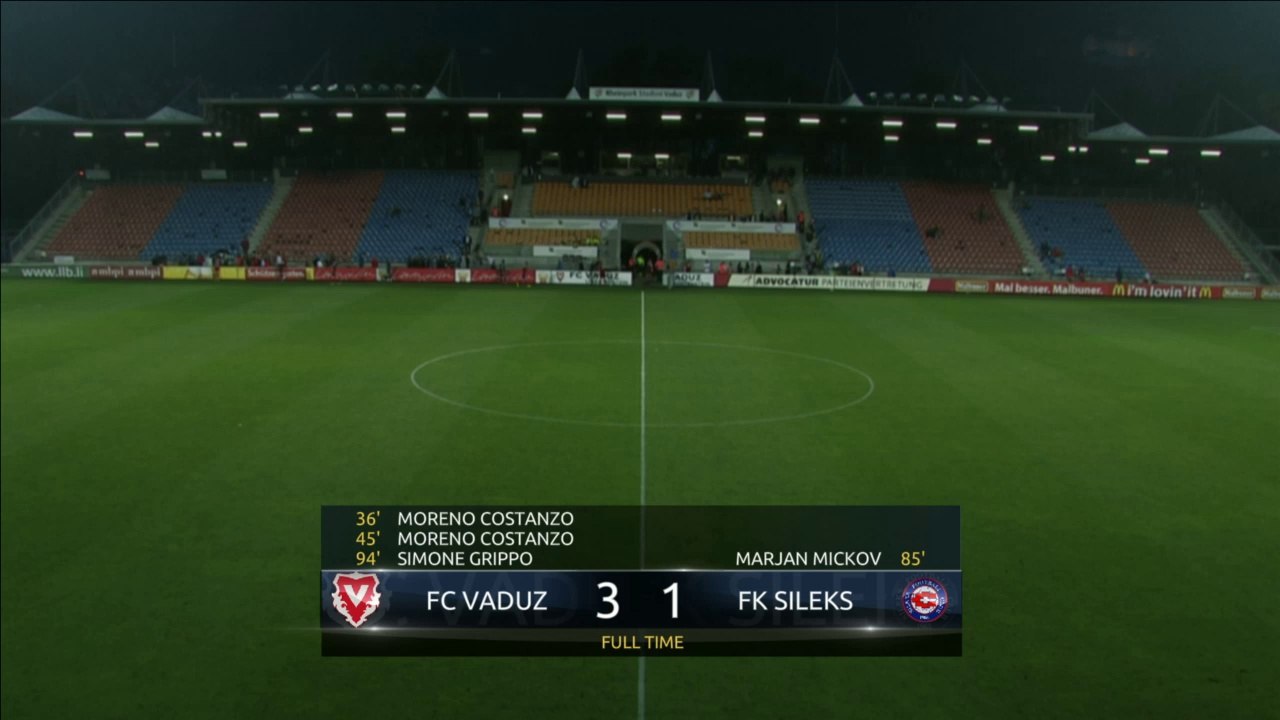 LIVE: FC Vaduz v FK Sileks